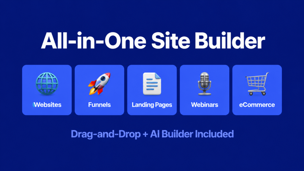 All-in-one site builder- is GHL worth it