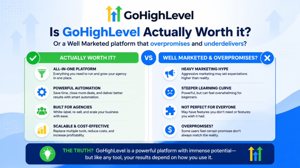 Is Gohighlevel actually worth it?