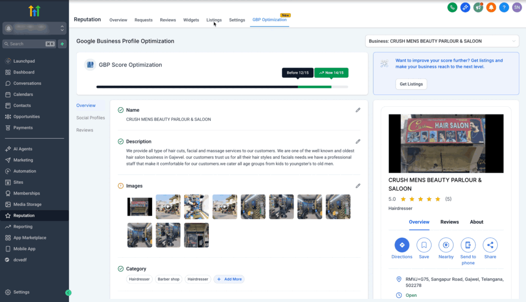 GIF - GBP - Google Business profile Management Demo (GHL 300 Features)
