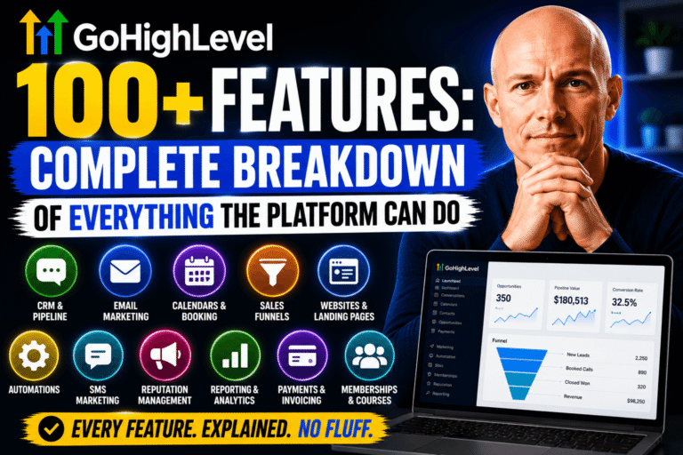 Thumbnail: Gohighlevel 100+ features explained (1)