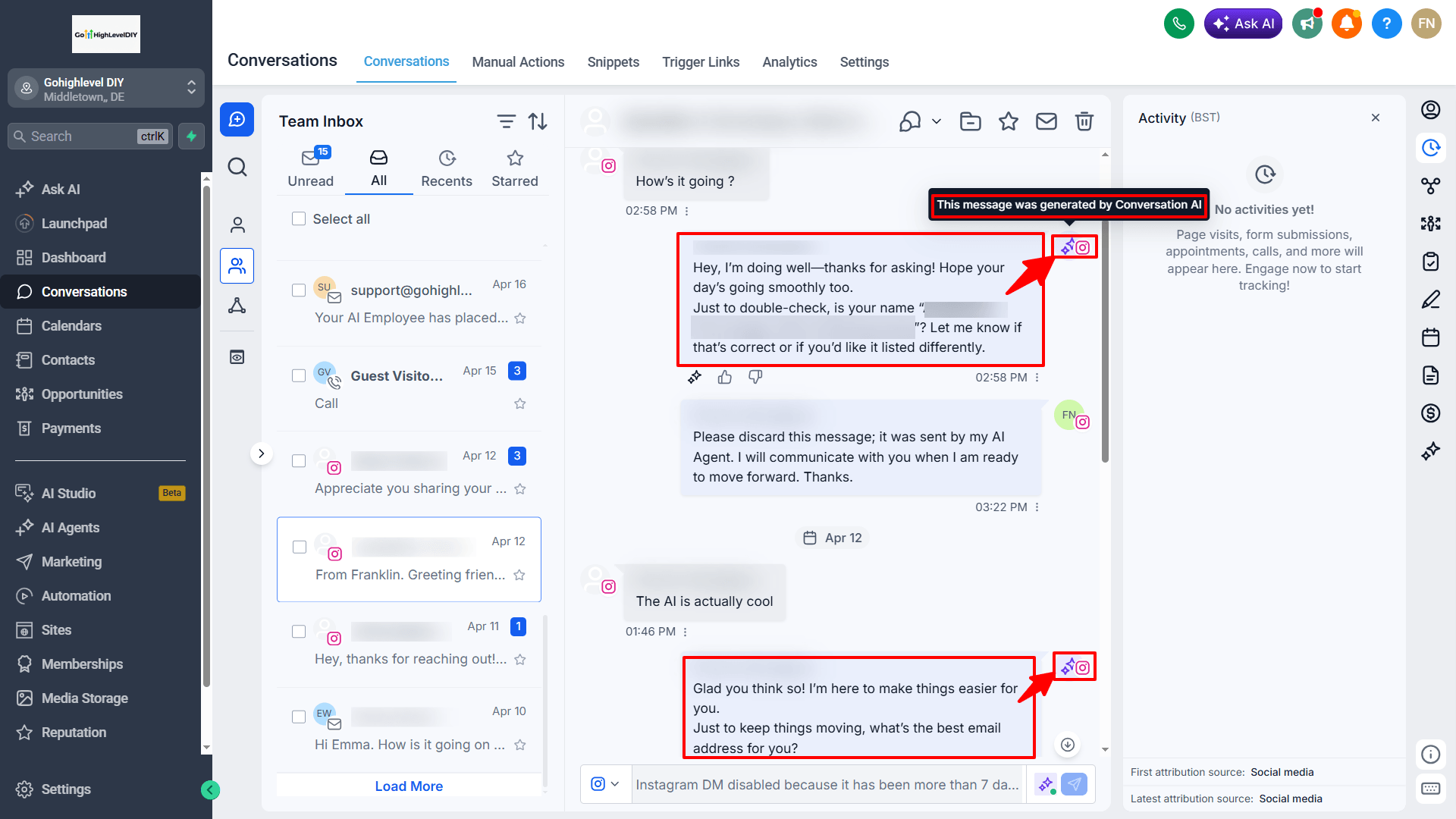 Gohighlevel-DIY-Conversation-AI-Demo