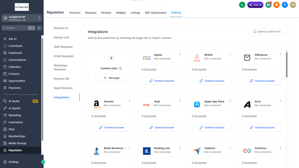 Reviews AI supported platforms